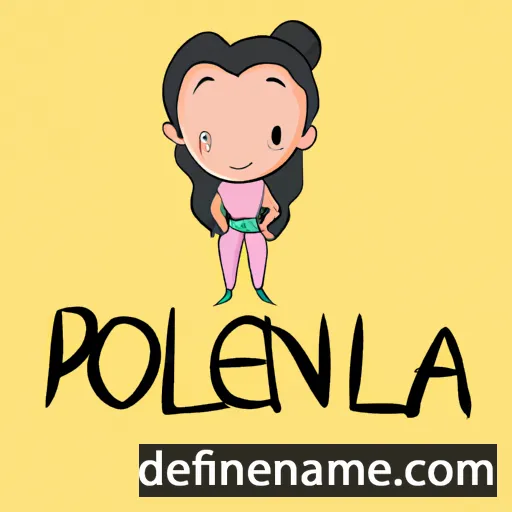 cartoon of the name Polixéna