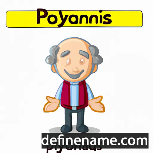 cartoon of the name Polyainos