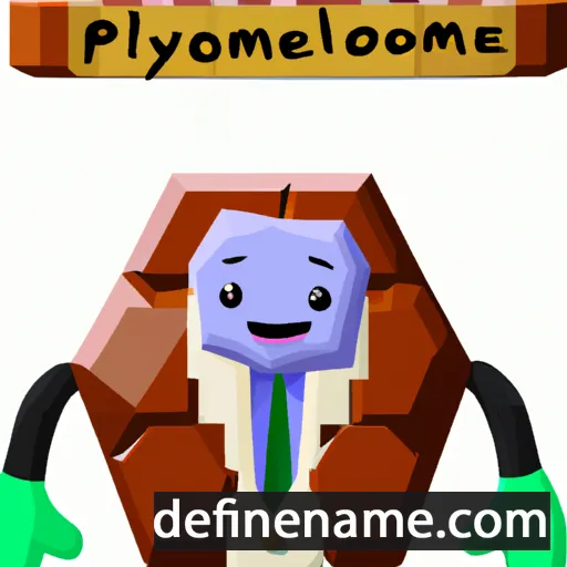 cartoon of the name Polymedon