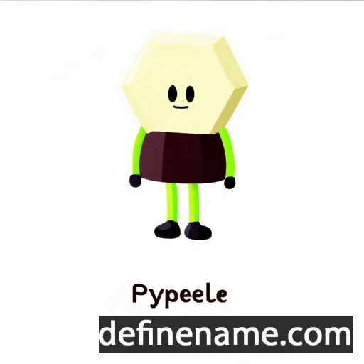 cartoon of the name Polymele