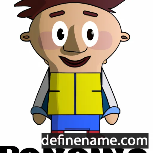 cartoon of the name Ponciano