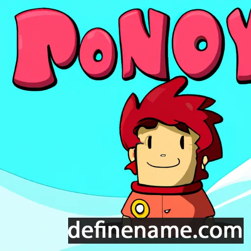 cartoon of the name Ponyo