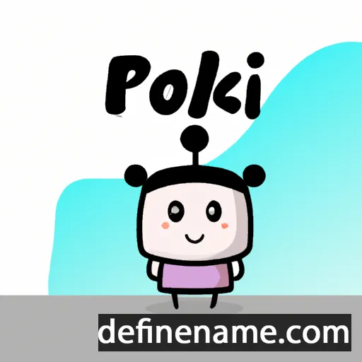 cartoon of the name Popoki