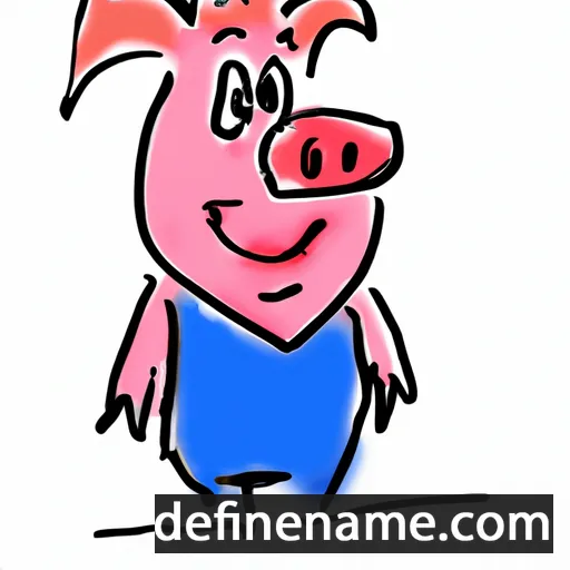 cartoon of the name Porco