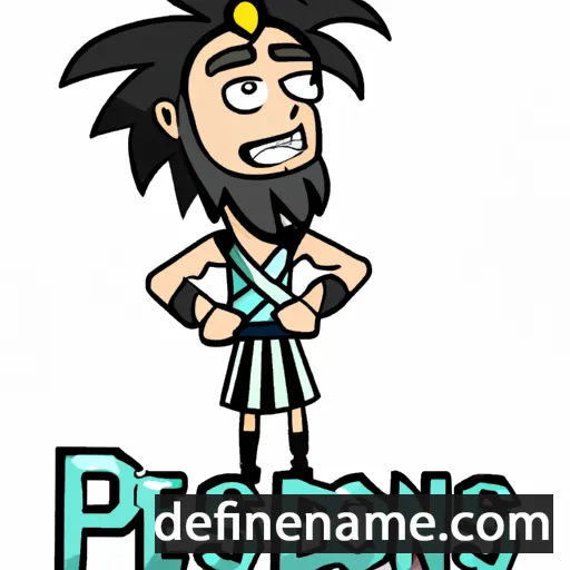 cartoon of the name Poseidons