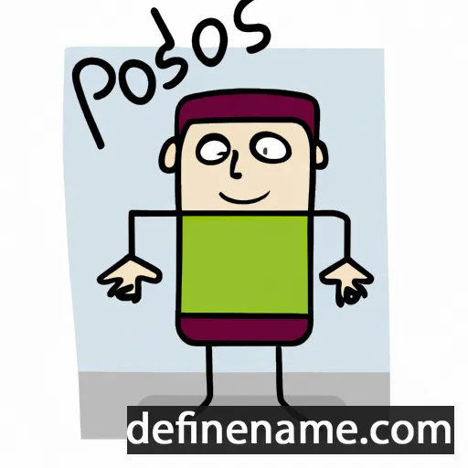 Posidó cartoon