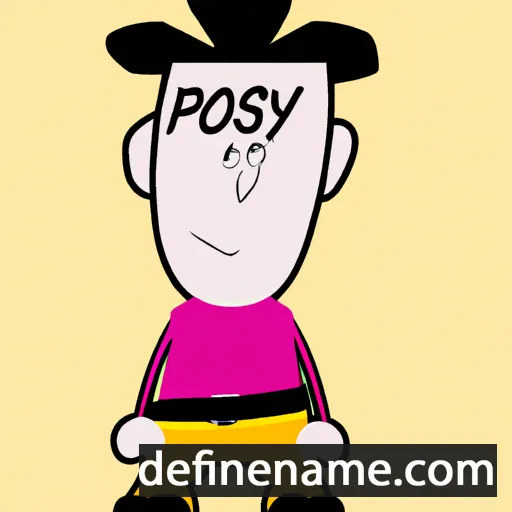 cartoon of the name Possy