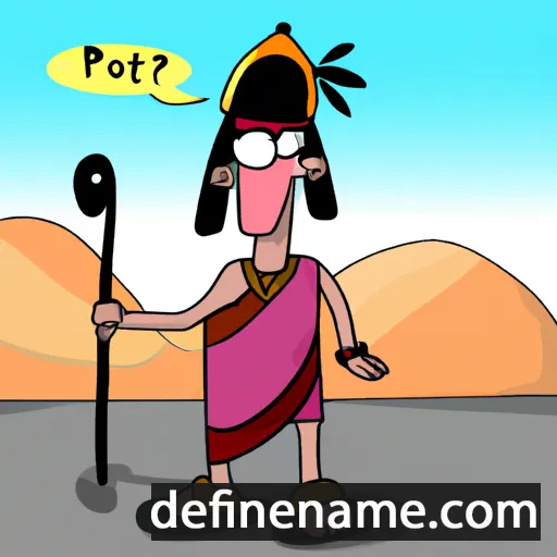 cartoon of the name Potiphar