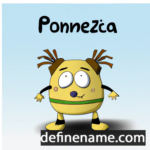 cartoon of the name Potÿncza