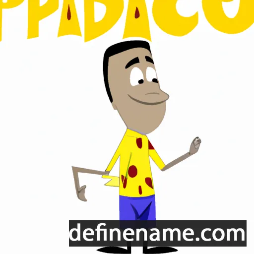 cartoon of the name Prácido