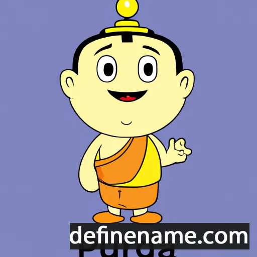 cartoon of the name Prabuddha