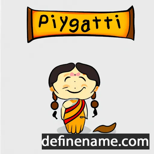 cartoon of the name Pragyapti