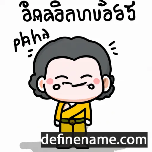 cartoon of the name Praphasiri