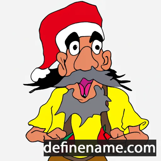 cartoon of the name Prasanta