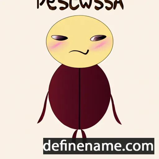 cartoon of the name Prascewia