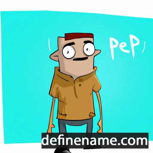 cartoon of the name Preap