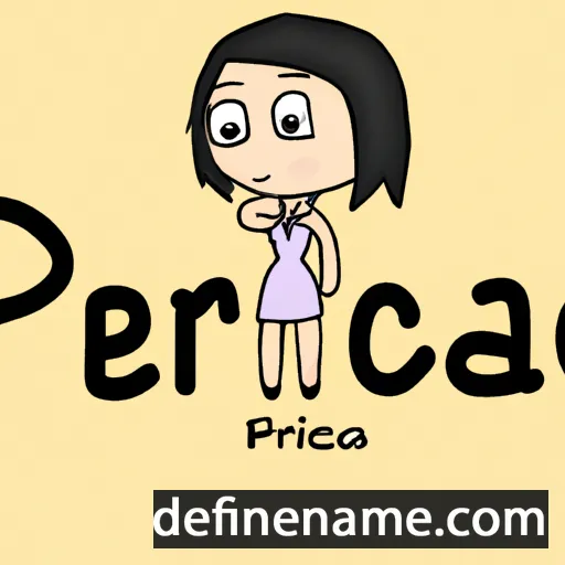 Precia cartoon