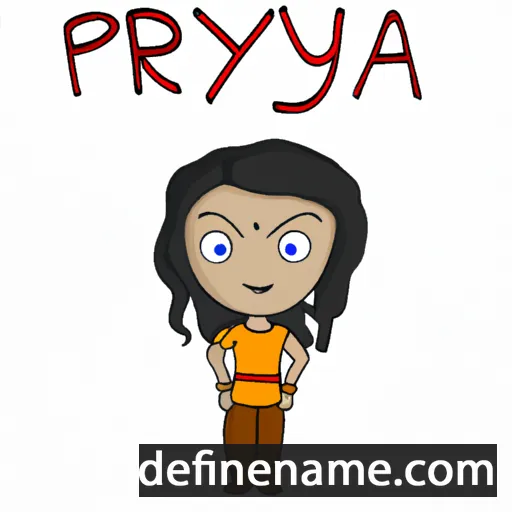 Preiya cartoon