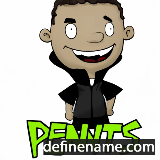 cartoon of the name Prentis