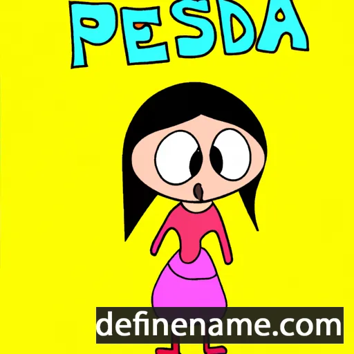 cartoon of the name Presada