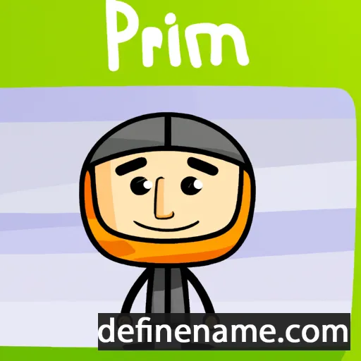 Príam cartoon