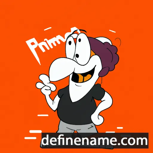 cartoon of the name Priamo