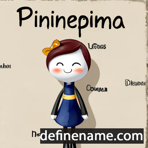 cartoon of the name Primigenia