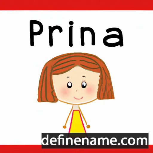 Prina cartoon