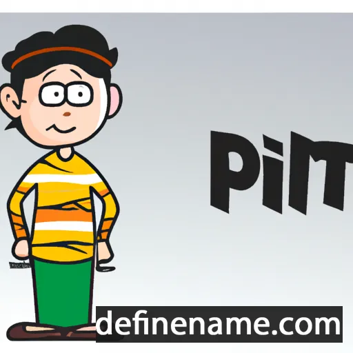 Pritam cartoon