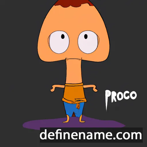 cartoon of the name Procópio