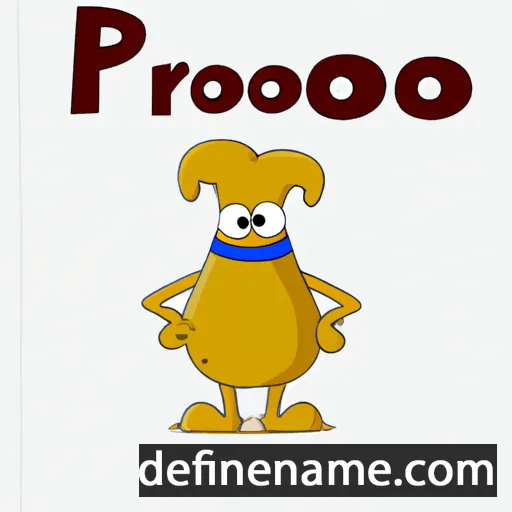 cartoon of the name Procoro