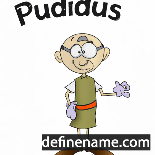 cartoon of the name Prudens