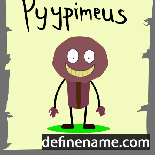 cartoon of the name Prymneus