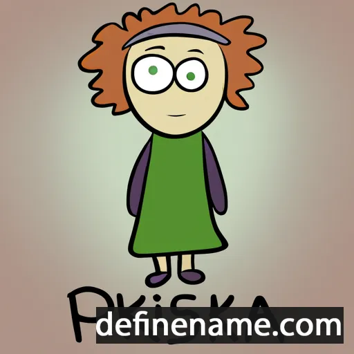 cartoon of the name Pryska