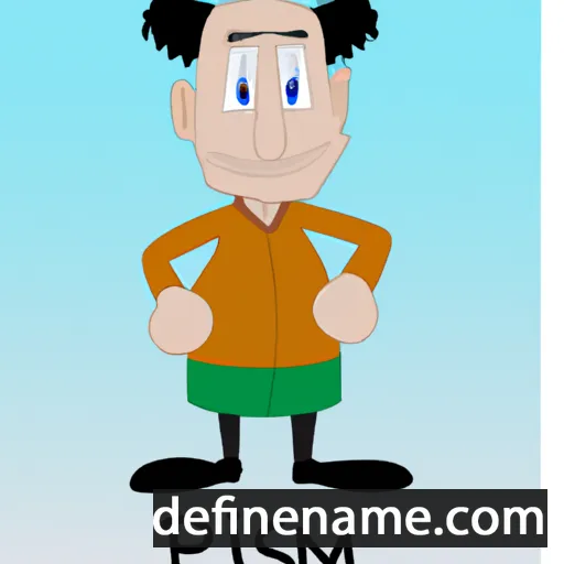 cartoon of the name Pshimaf