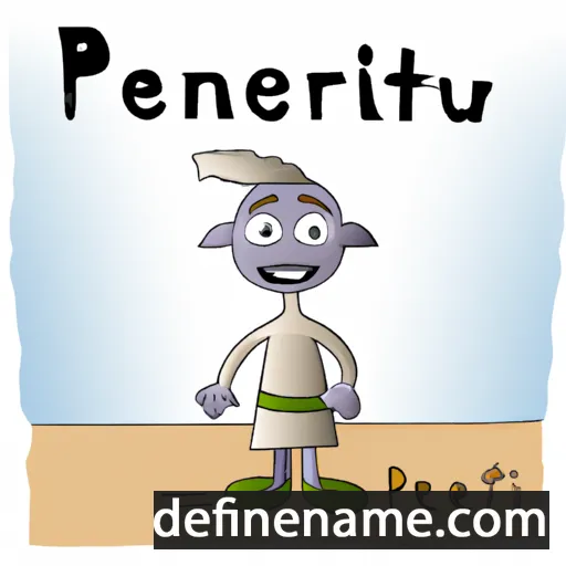 cartoon of the name Ptahneferu