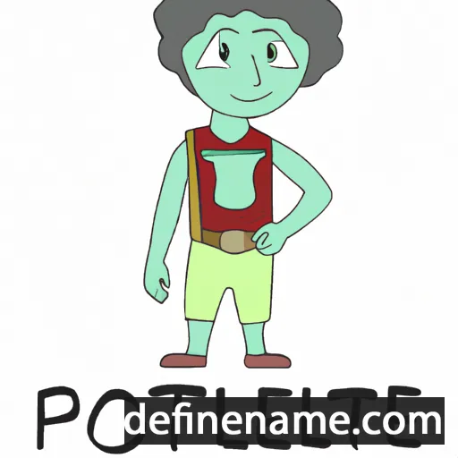 cartoon of the name Ptolemee