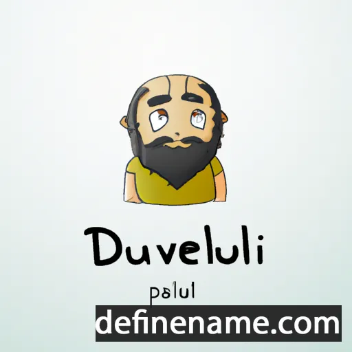 cartoon of the name Pürevdalai