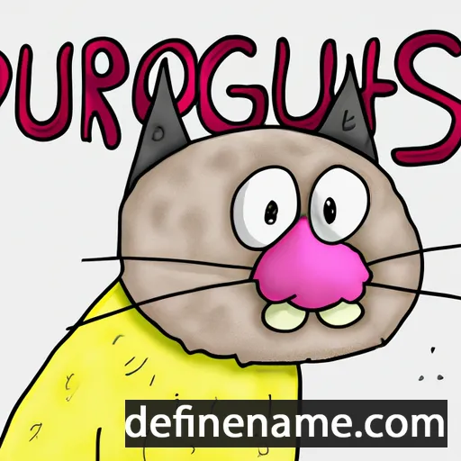 cartoon of the name Pürrhosz