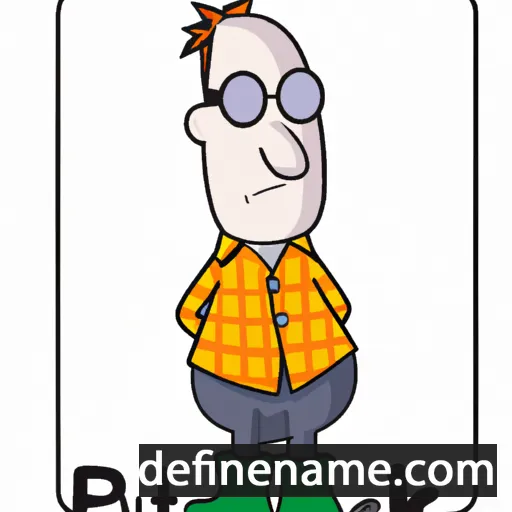 cartoon of the name Puckett