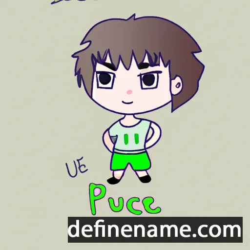 Pujie cartoon