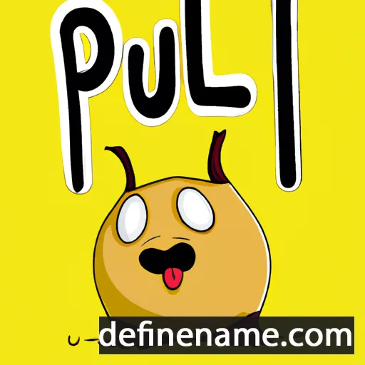 Pupul cartoon