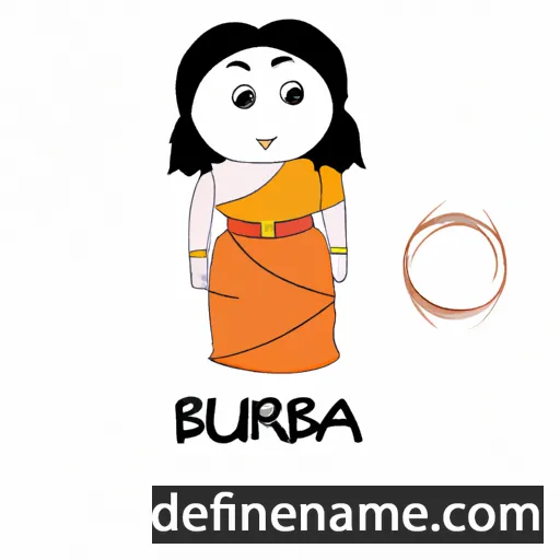 cartoon of the name Purba