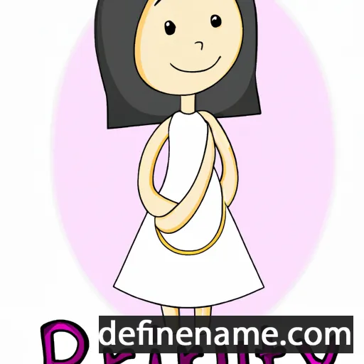 cartoon of the name Purity