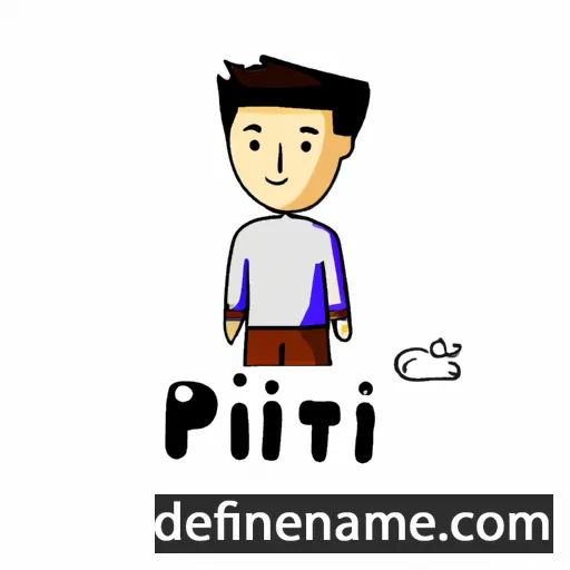 cartoon of the name Putih