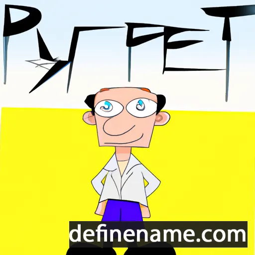 cartoon of the name Pyetr