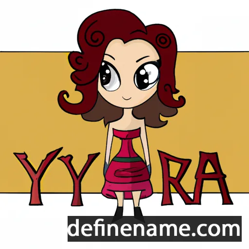 cartoon of the name Pyra