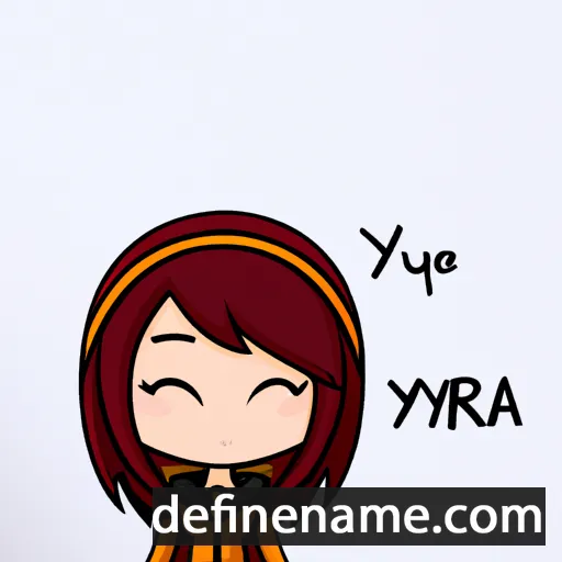 cartoon of the name Pyrrha