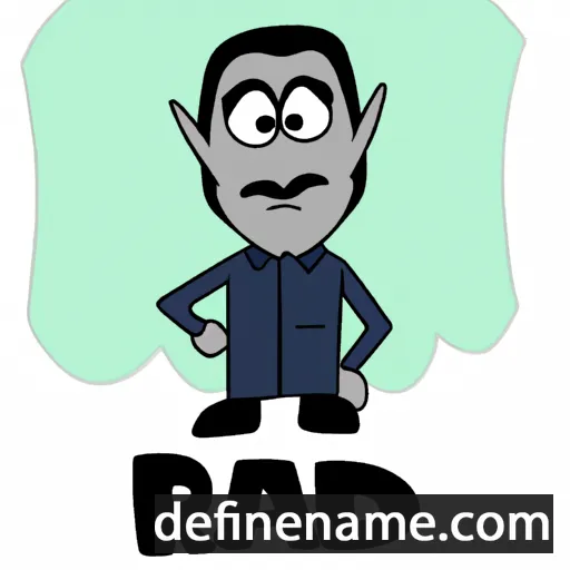 cartoon of the name Ra'id