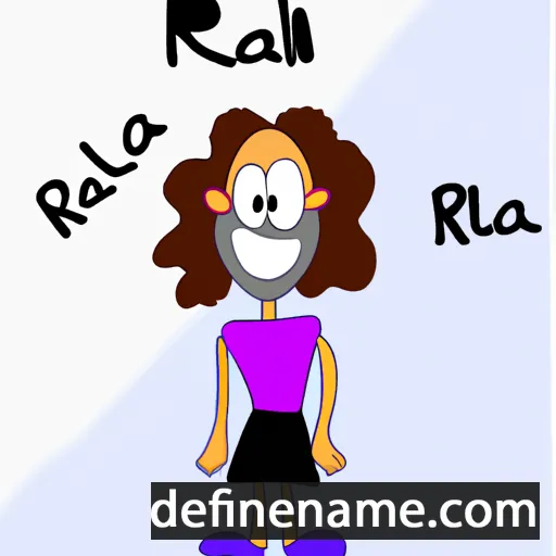 cartoon of the name Rálfa